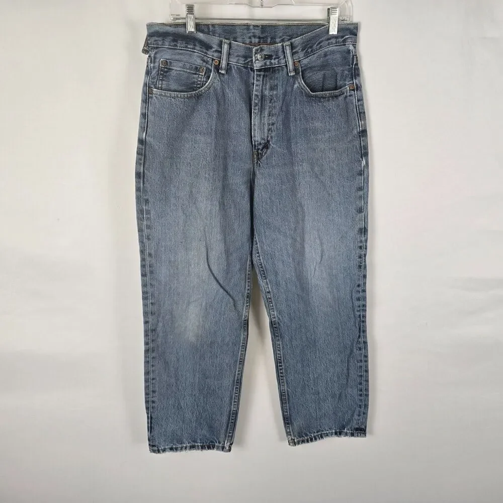 Levi's 560 Jeans Men's 32 x 27 (tag 34 x 29) Blue Light - Medium Wash